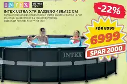 Extra Leker Intex Ultra XTR basseng tilbud