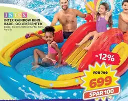 Extra Leker Intex Rainbow ring bade- og lekesenter tilbud