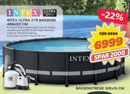 Extra Leker Intex Ultra XTR basseng tilbud