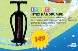 Extra Leker Intex håndpumpe tilbud