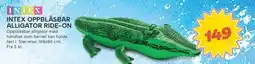 Extra Leker Intex Oppblåsbar alligator ride-on tilbud