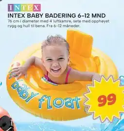 Extra Leker Intex Baby badering 6-12 mnd tilbud