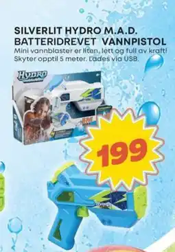 Extra Leker Silverlit hydro M.A.D. batteridrevet vannpistol tilbud