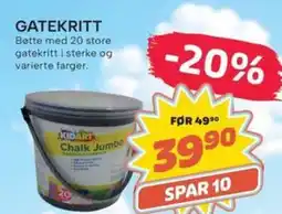 Extra Leker Gatekritt tilbud
