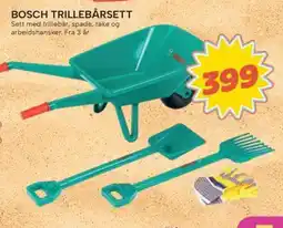 Extra Leker Bosch trillebårsett tilbud