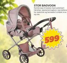 Extra Leker Stor bagvogn tilbud