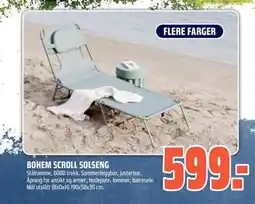Obs Bygg Bohem scroll solseng tilbud