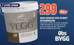 Obs Bygg Infra Signatur vegg 05/matt interiørmaling tilbud