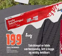 Obs Bygg Isola Takshingel tilbud
