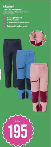 Sport Outlet Vikafjeli Zip-off turbukse tilbud