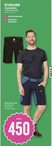 Sport Outlet HELDRE Turshorts tilbud