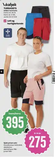 Sport Outlet Vikafjell Turshorts tilbud