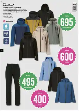 Sport Outlet Vertical Allværsjakke/bukse tilbud