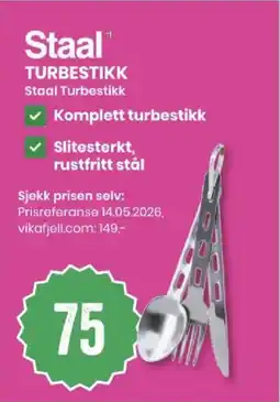 Sport Outlet Turbestikk tilbud