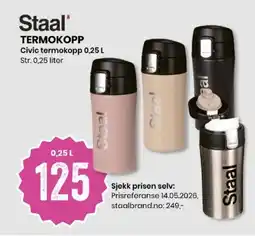 Sport Outlet Staal Termokopp tilbud