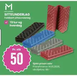 Sport Outlet Sitteunderlag tilbud