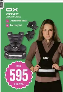 Sport Outlet OX Vektvest tilbud