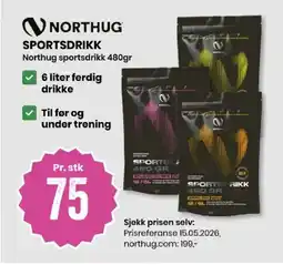 Sport Outlet NORTHUG Sportsdrikk tilbud