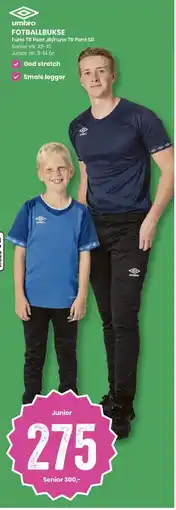 Sport Outlet Umbro Fotballbukse tilbud
