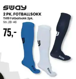 Sport Outlet 2 pk. Fotballsokk tilbud