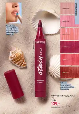 Oriflame THE ONE Stain & stay lip marker tilbud