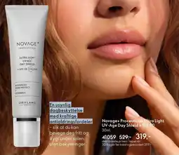Oriflame NOVAGE+ Proceuticals ultra light uv-age day shield + spf 50 tilbud