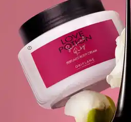 Oriflame LOVE POTION Sensual ruby perfumed body cream tilbud