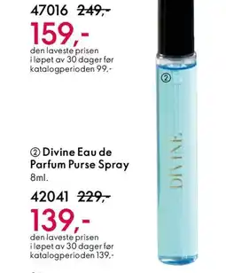 Oriflame DIVINE Eau de parfum purse spray tilbud