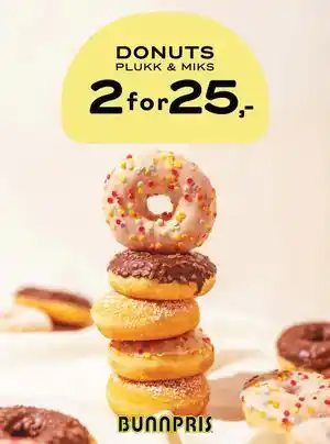 Bunnpris DONUTS tilbud