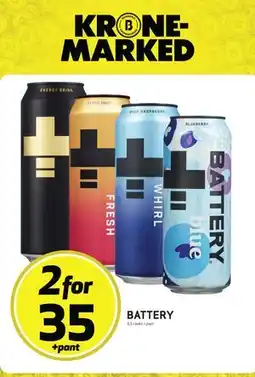 Bunnpris BATTERY tilbud