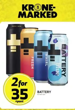 Bunnpris BATTERY tilbud