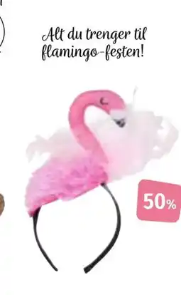 Nille Flamingo hårbøyle tilbud