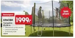 Jula Trampoline Ø3,96 m tilbud