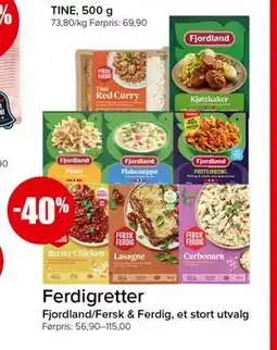Spar Ferdigretter tilbud