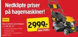Jula Bensindrevet gressklipper tilbud