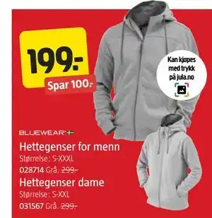 Jula Hettegenser for menn tilbud