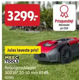 Jula Robotgressklipper 300 m² 20-50 mm 61 dB tilbud