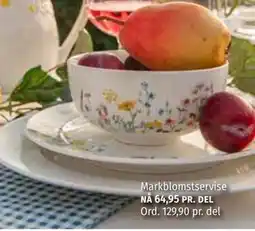 Nille Markblomstservise tilbud