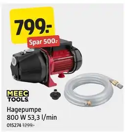 Jula Hagepumpe 800 W 53,3 l/min tilbud