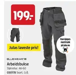 Jula Arbeidsbukse tilbud