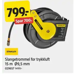 Slangetrommel for trykkluft