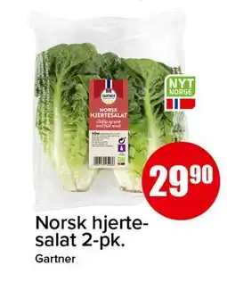 Spar Norsk hjertesalat 2-pk tilbud