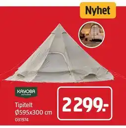 Jula Tipitelt Ø595x300 cm tilbud