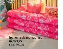 Nille Ipanema strandmadrass tilbud