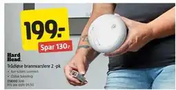 Jula Trådløse brannvarslere 2 -pk tilbud