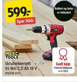 Jula Skrutrekkersett tilbud