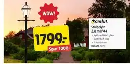 Jula Stolpelykt 2,8 m IP44 tilbud