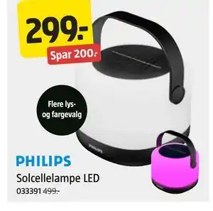Solcellelampe LED