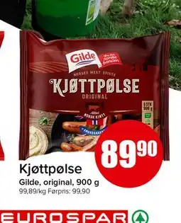 Spar Kjøttpølse tilbud
