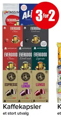 Spar Kaffekapsler tilbud